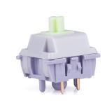 Wisteria 39gf Linear Mechanical Keyboard Switches, 5-Pin Pre Lubed Creamy Switch, 30 PCS, with POM PTFE Stem, 20.4mm Spring, Compatible with MX Keycaps for Gaming Keyboard