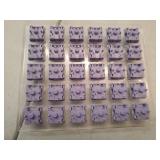 Wisteria 39gf Linear Mechanical Keyboard Switches, 5-Pin Pre Lubed Creamy Switch, 30 PCS, with POM PTFE Stem, 20.4mm Spring, Compatible with MX Keycaps for Gaming Keyboard