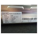 ANFIRE Commercial Professional Cotton Candy Machine 5\" Spinner Head with 24\" Metal Bowl and Floss Stabilizer Net - Retail: $740 ANFIRE Commercial Professional Cotton Candy Machine 5\" Spinner Head with 24\" Metal Bowl and Floss Stabilizer Net - Retail: $740