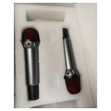 MASINGO New Karaoke Machine for Adults and Kids with 2 Wireless Microphones, Portable Bluetooth Singing Speaker, Colorful LED Lights, PA System, and TV Cable. Sonoro G5 (Black) - Retail: $57 MASINGO New Karaoke Machine for Adults and Kids with 2 Wireless Microphones, Portable Bluetooth Singing Speaker, Colorful LED Lights, PA System, and TV Cable. Sonoro G5 (Black) - Retail: $57