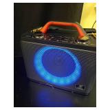 MASINGO New Karaoke Machine for Adults and Kids with 2 Wireless Microphones, Portable Bluetooth Singing Speaker, Colorful LED Lights, PA System, and TV Cable. Sonoro G5 (Black) - Retail: $57 MASINGO New Karaoke Machine for Adults and Kids with 2 Wireless Microphones, Portable Bluetooth Singing Speaker, Colorful LED Lights, PA System, and TV Cable. Sonoro G5 (Black) - Retail: $57