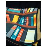 Large Washable 9x12 Living Room Area Rug, Colorful Bookshelf Stacked Tilted Books Retro Style Non-Slip Backing Carpet for Bedroom Dining Table Rug Soft Rug for High Traffic Area - Retail: $160 Large Washable 9x12 Living Room Area Rug, Colorful Bookshelf Stacked Tilted Books Retro Style Non-Slip Backing Carpet for Bedroom Dining Table Rug Soft Rug for High Traffic Area - Retail: $160