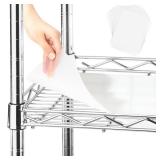 Frienda Set of 6 Wire Shelf Liner Heavy Duty Shelf Liners Packed Flat for Wire Shelving, Waterproof Non Adhesive Plastic Mat for Metal Rack Kitchen Shelves, Shoe Rack (18 x 48 Inch) - Retail: $40 Frienda Set of 6 Wire Shelf Liner Heavy Duty Shelf Liners Packed Flat for Wire Shelving, Waterproof Non Adhesive Plastic Mat for Metal Rack Kitchen Shelves, Shoe Rack (18 x 48 Inch) - Retail: $40