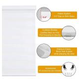 Persilux Cordless Zebra Blinds for Windows, Roller Shades for Windows (34.5\" W x 64\" H, White) Dual Layer Fabric for Day and Night,Room Darkening Shades for Home, Office, Bedroom and Living Room - R Persilux Cordless Zebra Blinds for Windows, Roller Shades for Windows (34.5\" W x 64\" H, White) Dual Layer Fabric for Day and Night,Room Darkening Shades for Home, Office, Bedroom and Living Room - R