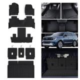 AltraVos Floor Mats for 2025 Ford Expedition MAX 7 Seats, 2nd Row Bench Seat Floor Liner & Cargo Mat with Baskrest Mat Full Set of Car Mats for Expedition Max (7 Seats) - Retail: $120 AltraVos Floor Mats for 2025 Ford Expedition MAX 7 Seats, 2nd Row Bench Seat Floor Liner & Cargo Mat with Baskrest Mat Full Set of Car Mats for Expedition Max (7 Seats) - Retail: $120