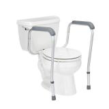 Medline Toilet Safety Rail For Seniors with Easy Installation, Height Adjustable Toilet Safety Frame, Bathroom Assist Rail with Armrests, Bathroom Safety, 250 lb. Weight Capacity - Retail: $34 Medline Toilet Safety Rail For Seniors with Easy Installation, Height Adjustable Toilet Safety Frame, Bathroom Assist Rail with Armrests, Bathroom Safety, 250 lb. Weight Capacity - Retail: $34