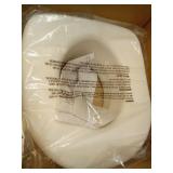 Vive Raised Toilet Seat Riser for Seniors (with Handles) - Handicap Rail Grab Bar Seat for Over Toilet - Elevated Safety for Elderly, Disabled, Medical - Elongated - Retail: $70 Vive Raised Toilet Seat Riser for Seniors (with Handles) - Handicap Rail Grab Bar Seat for Over Toilet - Elevated Safety for Elderly, Disabled, Medical - Elongated - Retail: $70