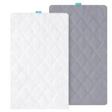 Bassinet Mattress Pad Cover Waterproof, Fits 19\" x 33\" Baby Delight, YADAQE, KoolaBaby, Angelbliss, Cowiewie, Maxi COSI, Dream On Me Skylar/Lotus and BabyBond Bedside, Ultra Soft, 2 Pack - Retail: $ Bassinet Mattress Pad Cover Waterproof, Fits 19\" x 33\" Baby Delight, YADAQE, KoolaBaby, Angelbliss, Cowiewie, Maxi COSI, Dream On Me Skylar/Lotus and BabyBond Bedside, Ultra Soft, 2 Pack - Retail: $
