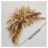 YN HI FLOWER Natural Dried Flower Wall Hanging, Pampas Grass Decor,35-Inch Boho Pampas Grass, Pink Bunny Tails, Palm Leaves, Wedding Arch Decor - Retail: $33 YN HI FLOWER Natural Dried Flower Wall Hanging, Pampas Grass Decor,35-Inch Boho Pampas Grass, Pink Bunny Tails, Palm Leaves, Wedding Arch Decor - Retail: $33