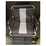 AOOXIMI Stadium Seat with Back Support, Bleach Seat with Backrest and Cushion, Stadium Chair with Cup Holders, Mesh Bag and Hidden Hook for Basketball and Soccer Bench - Retail: $40 AOOXIMI Stadium Seat with Back Support, Bleach Seat with Backrest and Cushion, Stadium Chair with Cup Holders, Mesh Bag and Hidden Hook for Basketball and Soccer Bench - Retail: $40