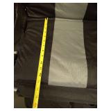 AOOXIMI Stadium Seat with Back Support, Bleach Seat with Backrest and Cushion, Stadium Chair with Cup Holders, Mesh Bag and Hidden Hook for Basketball and Soccer Bench - Retail: $40 AOOXIMI Stadium Seat with Back Support, Bleach Seat with Backrest and Cushion, Stadium Chair with Cup Holders, Mesh Bag and Hidden Hook for Basketball and Soccer Bench - Retail: $40