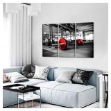 Saypeacher Weightlifting Canvas Wall Art Dumbbells Painting Pictures Gym Training Poster Fitness Artwork Prints - Retail: $65 Saypeacher Weightlifting Canvas Wall Art Dumbbells Painting Pictures Gym Training Poster Fitness Artwork Prints - Retail: $65