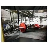 Saypeacher Weightlifting Canvas Wall Art Dumbbells Painting Pictures Gym Training Poster Fitness Artwork Prints - Retail: $65 Saypeacher Weightlifting Canvas Wall Art Dumbbells Painting Pictures Gym Training Poster Fitness Artwork Prints - Retail: $65