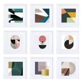 HEART ART 12x12 White Picture Frame Set of 9, Display Pictures 8x8 with Mat or 12 x 12 without Mat, Multi Collage Gallery Square Photo Frames for Wall - Retail: $42 HEART ART 12x12 White Picture Frame Set of 9, Display Pictures 8x8 with Mat or 12 x 12 without Mat, Multi Collage Gallery Square Photo Frames for Wall - Retail: $42