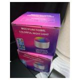 KINDEEP Wall Sconce Set of 2 Battery Operated, Rechargeable Wireless Dimmable Wall Light with RGB, Flash Mode, Remote Timer - Retail: $56 KINDEEP Wall Sconce Set of 2 Battery Operated, Rechargeable Wireless Dimmable Wall Light with RGB, Flash Mode, Remote Timer - Retail: $56