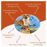 Generic Double Thickened Water Sensor Play Mat for Cats and Dogs, Inflatable with Fish, Pet Cooling Mat for Summer, Blue - Retail: $20 Generic Double Thickened Water Sensor Play Mat for Cats and Dogs, Inflatable with Fish, Pet Cooling Mat for Summer, Blue - Retail: $20