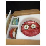 Soyestan Plates and Bowls Sets,12 Pieces Kiln Changed Glaze Ceramic Dinnerware Set,Dishes Set for 4,Highly Chip and Crack Resistant Modern Plate Set,Dishwasher & Microwave Safe (4 colors) - Retail: $7 Soyestan Plates and Bowls Sets,12 Pieces Kiln Changed Glaze Ceramic Dinnerware Set,Dishes Set for 4,Highly Chip and Crack Resistant Modern Plate Set,Dishwasher & Microwave Safe (4 colors) - Retail: $7