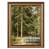 Splinterix 12x16 Gold Picture Frame, Ornate Vintage Picture Frames for Wall or Tabletop Display, 12 x 16 Photo Frame Gold with Real Glass, Display Poster 8.5x11 with Mat or 12x16 without Mat for Antiq Splinterix 12x16 Gold Picture Frame, Ornate Vintage Picture Frames for Wall or Tabletop Display, 12 x 16 Photo Frame Gold with Real Glass, Display Poster 8.5x11 with Mat or 12x16 without Mat for Antiq