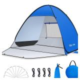 Glymnis Pop Up Beach Tent Beach Shade Tent for 1-4 Persons Sun Shelter UPF 50+ Enclose Zipper Door Portable Easy Up Beach Tent L (3-4 Person) - Retail: $47 Glymnis Pop Up Beach Tent Beach Shade Tent for 1-4 Persons Sun Shelter UPF 50+ Enclose Zipper Door Portable Easy Up Beach Tent L (3-4 Person) - Retail: $47