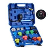 Orion Motor Tech Coolant Pressure Tester Kit, 19pc Radiator Pressure Tester Kit with 15 Radiator Adapters & Wrench, Cooling System Pressure Tester Kit with Vacuum Pump & Probe Thermometer - Retail: $4 Orion Motor Tech Coolant Pressure Tester Kit, 19pc Radiator Pressure Tester Kit with 15 Radiator Adapters & Wrench, Cooling System Pressure Tester Kit with Vacuum Pump & Probe Thermometer - Retail: $4