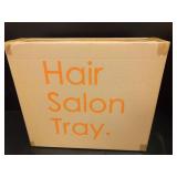 Salon Tray on Wheels, Hair Color Tray Salon Service Rolling Cart with Adjustable Height, Metal Tattoo Trolley Tray for Spa&Home Use, Silver - Retail: $44 Salon Tray on Wheels, Hair Color Tray Salon Service Rolling Cart with Adjustable Height, Metal Tattoo Trolley Tray for Spa&Home Use, Silver - Retail: $44