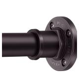 BRIOFOX Industrial Shower Curtain Rod - 2-in-1 Design Tension Curtain Rod - Never Rust Non-Slip 43 to 72 Inch Stainless Steel, Bronze Window Curtain Rod - Retail: $30 BRIOFOX Industrial Shower Curtain Rod - 2-in-1 Design Tension Curtain Rod - Never Rust Non-Slip 43 to 72 Inch Stainless Steel, Bronze Window Curtain Rod - Retail: $30