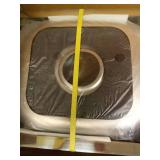 Naiture Drop-In Kitchen Sink, Rectangular Single Bowl Top Mount Sink, 21-Gauge 304 Stainless Steel, 39-3/8\" X 20\" with Right Drainboard and Single Hole - Retail: $500 Naiture Drop-In Kitchen Sink, Rectangular Single Bowl Top Mount Sink, 21-Gauge 304 Stainless Steel, 39-3/8\" X 20\" with Right Drainboard and Single Hole - Retail: $500