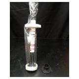 BRIOFOX Industrial Shower Curtain Rod - 2-in-1 Design Tension Curtain Rod - Never Rust Non-Slip 43 to 72 Inch Stainless Steel, Matte Black Window Curtain Rod - Retail: $31 BRIOFOX Industrial Shower Curtain Rod - 2-in-1 Design Tension Curtain Rod - Never Rust Non-Slip 43 to 72 Inch Stainless Steel, Matte Black Window Curtain Rod - Retail: $31