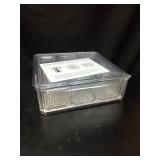 Pomeat 10 Pack Fridge Organizer, Stackable Refrigerator Bins with Lids, BPA-Free Produce Fruit Storage Containers for Fridge, Clear for Food, Drinks, Vegetable - Retail: $27 Pomeat 10 Pack Fridge Organizer, Stackable Refrigerator Bins with Lids, BPA-Free Produce Fruit Storage Containers for Fridge, Clear for Food, Drinks, Vegetable - Retail: $27