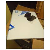 kukmakri 2 PCS Acacia Wood Serving Tray with Black Handles - 13 x 17 inches Premium Wooden Tray for Ottoman and Coffee Table Tray, Home Decor, Kitchen + 6 Wood Coasters + a stainless steel cutting boa kukmakri 2 PCS Acacia Wood Serving Tray with Black Handles - 13 x 17 inches Premium Wooden Tray for Ottoman and Coffee Table Tray, Home Decor, Kitchen + 6 Wood Coasters + a stainless steel cutting boa