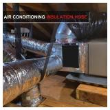 Cuchiilo 4 Inch Insulated Flexible Duct,HVAC Insulation Duct,25 Feet Insulated Duct, 4 in Insulated Duct Hose, R4.2 Air Flexible Duct Aluminum Hose 4 Cuchiilo 4 Inch Insulated Flexible Duct,HVAC Insulation Duct,25 Feet Insulated Duct, 4 in Insulated Duct Hose, R4.2 Air Flexible Duct Aluminum Hose 4