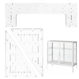 LUVCOSY Acrylic Shelves for IKEA Milsbo Wide Greenhouse Cabinet- 8mm Thick, Clear Acrylic Plant Corner Shelf Compatible with Wide IKEA Milsbo Glass Cabinet - 3 Pack Combo Set - Retail: $80 LUVCOSY Acrylic Shelves for IKEA Milsbo Wide Greenhouse Cabinet- 8mm Thick, Clear Acrylic Plant Corner Shelf Compatible with Wide IKEA Milsbo Glass Cabinet - 3 Pack Combo Set - Retail: $80