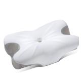 Cervical Neck Pillow for Pain Relief, Ergonomic Contour Memory Foam Pillow for Neck and Shoulder Support, Orthopedic Cooling Bed Pillow for Side Back Stomach Sleepers - Retail: $23 Cervical Neck Pillow for Pain Relief, Ergonomic Contour Memory Foam Pillow for Neck and Shoulder Support, Orthopedic Cooling Bed Pillow for Side Back Stomach Sleepers - Retail: $23