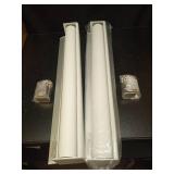 Set of 2 - Persilux Free-Stop Cordless 100% Blackout Roller Window Shades for Home, Natural Woven Fabric UV Protection Privacy Roller Shades for Indoor Windows Blinds for Sliding Glass Doors, Khaki 24 Set of 2 - Persilux Free-Stop Cordless 100% Blackout Roller Window Shades for Home, Natural Woven Fabric UV Protection Privacy Roller Shades for Indoor Windows Blinds for Sliding Glass Doors, Khaki 24