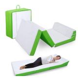 CHxxy Foldable Mattress with Pillow- 4 Inch Memory Foam Tri-fold for Adults&Kids- Portable Folding Floor Tent, Camper, RV Travel, Guest - Retail: $104 CHxxy Foldable Mattress with Pillow- 4 Inch Memory Foam Tri-fold for Adults&Kids- Portable Folding Floor Tent, Camper, RV Travel, Guest - Retail: $104