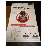 Magicmoon 2-Pack 24 Inch Computer Privacy Screen Filter, Anti-Spy/Glare Protector Film for Widescreen Monitor with 16:9 Aspect Ratio (Width x Height: 531mm x 298mm) - Retail: $37 Magicmoon 2-Pack 24 Inch Computer Privacy Screen Filter, Anti-Spy/Glare Protector Film for Widescreen Monitor with 16:9 Aspect Ratio (Width x Height: 531mm x 298mm) - Retail: $37