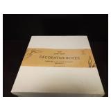 Soul & Lane White Kraft Paper Boxes for Storage - Set of 3 Square Stacking Boxes with Lids and Gold Label Holders, Decorative Photo Storage, Nesting Cardboard Containers for Decor and Organizing - Ret Soul & Lane White Kraft Paper Boxes for Storage - Set of 3 Square Stacking Boxes with Lids and Gold Label Holders, Decorative Photo Storage, Nesting Cardboard Containers for Decor and Organizing - Ret