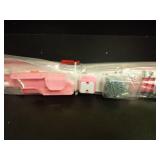 Likzest Retractable Baby and Pet Gate - 33\" Tall, Extends up to 55\" Wide, Child Safety for Stairs, Doorways, Hallways - Indoor and Outdoor Mesh Gate (Pink) - Retail: $82 Likzest Retractable Baby and Pet Gate - 33\" Tall, Extends up to 55\" Wide, Child Safety for Stairs, Doorways, Hallways - Indoor and Outdoor Mesh Gate (Pink) - Retail: $82