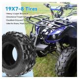 EOPOAYI 19x7-8 Tire 19x7x8 Street Tubeless Compatible with Coleman Mini Bike CT200U BT200X Baja Warrior MB165 MB200 Axis M200 Coolster 110cc 125cc ATV UTV Quad 4 Wheeler Go Kart Replacement Parts 4PR  EOPOAYI 19x7-8 Tire 19x7x8 Street Tubeless Compatible with Coleman Mini Bike CT200U BT200X Baja Warrior MB165 MB200 Axis M200 Coolster 110cc 125cc ATV UTV Quad 4 Wheeler Go Kart Replacement Parts 4PR