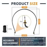 AMI PARTS W10518394 Dishwasher Heating Element Kit Fit for Whirl-pool Dishwasher 66512413N412 66513002N510 7GU2455XTSQ0 7WDT770PAYM3 - replaces 8194250, W10134009, W10441445 - Retail: $31 AMI PARTS W10518394 Dishwasher Heating Element Kit Fit for Whirl-pool Dishwasher 66512413N412 66513002N510 7GU2455XTSQ0 7WDT770PAYM3 - replaces 8194250, W10134009, W10441445 - Retail: $31