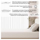 LIYIH 8 Inch Full Mattress,137 * 190cm,8 inch Thick,Memory Foam Mattress, Relieves Back Pain,Good air Permeability,CertiPUR-US Certified,White ã€Â2025 New Version】 - Retail: $121 LIYIH 8 Inch Full Mattress,137 * 190cm,8 inch Thick,Memory Foam Mattress, Relieves Back Pain,Good air Permeability,CertiPUR-US Certified,White ã€Â2025 New Version】 - Retail: $121