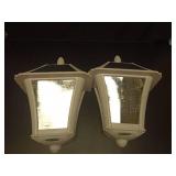 2 - Gama Sonic Baytown II Bulb White Outdoor Solar Light, Single Post Light with 3 Mounting Options, 3in. Fitter for Lamp Posts, Flat Mount for Column and Wall Mount, Resin (105B233) - Retail: $180 2 - Gama Sonic Baytown II Bulb White Outdoor Solar Light, Single Post Light with 3 Mounting Options, 3in. Fitter for Lamp Posts, Flat Mount for Column and Wall Mount, Resin (105B233) - Retail: $180