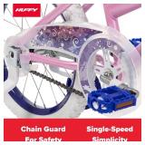 Huffy Illuminate 16†Girl’s Bike with Removable Training Wheels, Gloss Pink Frame with Butterfly Graphics, Chain Guard, White Tires and Purple Rims - Retail: $157 Huffy Illuminate 16†Girl’s Bike with Removable Training Wheels, Gloss Pink Frame with Butterfly Graphics, Chain Guard, White Tires and Purple Rims - Retail: $157