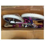 Huffy Illuminate 16†Girl’s Bike with Removable Training Wheels, Gloss Pink Frame with Butterfly Graphics, Chain Guard, White Tires and Purple Rims - Retail: $157 Huffy Illuminate 16†Girl’s Bike with Removable Training Wheels, Gloss Pink Frame with Butterfly Graphics, Chain Guard, White Tires and Purple Rims - Retail: $157