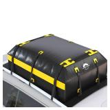 Rooftop Cargo Carrier Vehicle Soft-Shell Carriers, Heavy Duty Car Roof Bag Waterproof Without Rack, Car Topper Luggage Carrier-with 6 Hooks&Mat(19.4 Cuft) - Retail: $54 Rooftop Cargo Carrier Vehicle Soft-Shell Carriers, Heavy Duty Car Roof Bag Waterproof Without Rack, Car Topper Luggage Carrier-with 6 Hooks&Mat(19.4 Cuft) - Retail: $54