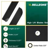 Belleone 110-6568-03 106-2247-03 Medium Lift Mower Blades Compatible with 42 Belleone 110-6568-03 106-2247-03 Medium Lift Mower Blades Compatible with 42
