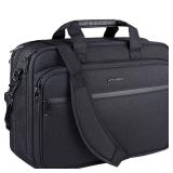 KROSER Laptop Bag Premium Laptop Briefcase Fits Up to 17.3 Inch Laptop Expandable Water-Repellent Shoulder Messenger Bag Computer Bag with RFID Pockets for Travel/Business/Men/Women-Black - Retail: $3 KROSER Laptop Bag Premium Laptop Briefcase Fits Up to 17.3 Inch Laptop Expandable Water-Repellent Shoulder Messenger Bag Computer Bag with RFID Pockets for Travel/Business/Men/Women-Black - Retail: $3