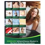 Sauna Blanket Infrared Sauna Blanket with Infrared Light, Sauna Bag for Relaxation and Wellness, Waterproof Infrared Heat Sauna Wrap - Retail: $89 Sauna Blanket Infrared Sauna Blanket with Infrared Light, Sauna Bag for Relaxation and Wellness, Waterproof Infrared Heat Sauna Wrap - Retail: $89