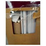 White Cordless Faux Wood Blinds for Windows with 2 in. Slats - 59 in. W x 48 in. L (Actual Size 58.5 in. W x 48 in. L) - Retail: $93 White Cordless Faux Wood Blinds for Windows with 2 in. Slats - 59 in. W x 48 in. L (Actual Size 58.5 in. W x 48 in. L) - Retail: $93