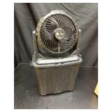 Ausic 9L Bucket Portable Misting Fan for Outdoors Patios - 10IN, 20000mAh Rechargeable Battery Operated Camping Fan, 3 Strong Winds, 3 Large Spray Outlets, for Fishing/Travel/Garden/Golf/Tent/Office - Ausic 9L Bucket Portable Misting Fan for Outdoors Patios - 10IN, 20000mAh Rechargeable Battery Operated Camping Fan, 3 Strong Winds, 3 Large Spray Outlets, for Fishing/Travel/Garden/Golf/Tent/Office -